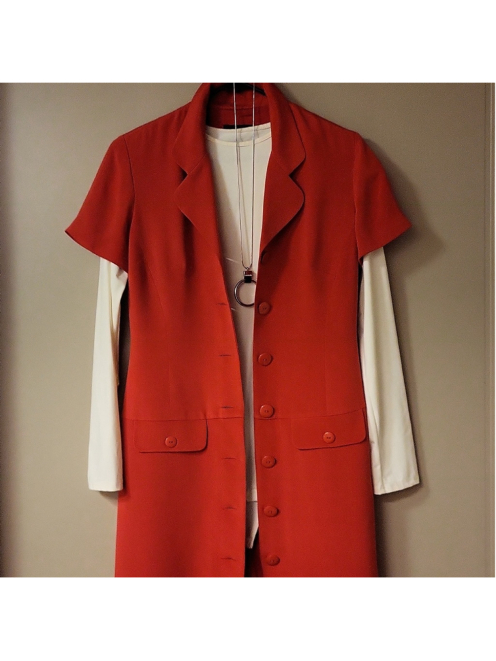 YL by YAIR silk shirt dress duster